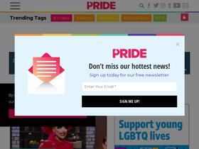 'pride.com' screenshot