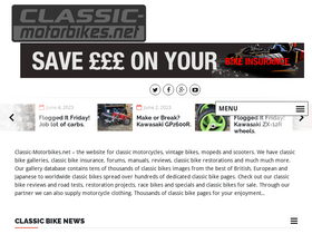 'classic-motorbikes.net' screenshot