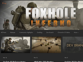 'foxholegame.com' screenshot