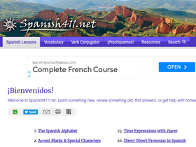 'spanish411.net' screenshot