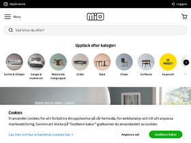 'mio.se' screenshot