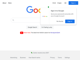 'google.co.za' screenshot