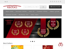 'kbooks.lk' screenshot