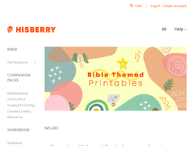 hisberry.com homepage screenshot