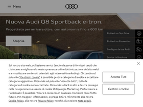 'audi.it' screenshot