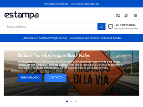 senaleticavial.cl homepage screenshot