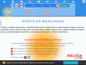 'recko.name' screenshot