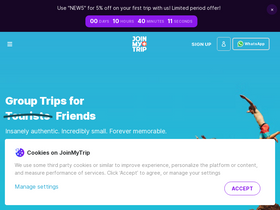 'joinmytrip.com' screenshot