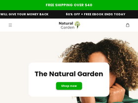 trynaturalgarden.com homepage screenshot