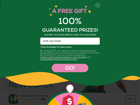 'thehalara.com' screenshot