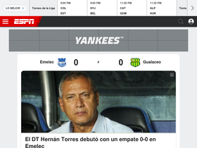 'espn.com.ec' screenshot