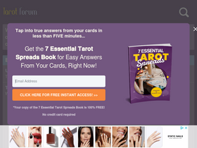 'tarotforum.net' screenshot
