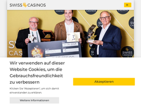 'swisscasinos.ch' screenshot