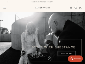 maisonavenir.com homepage screenshot