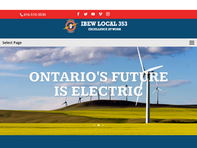 'ibew353.org' screenshot