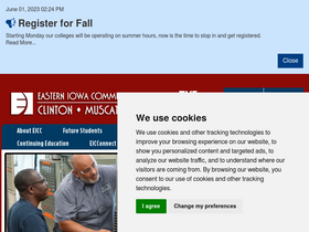 'eicc.edu' screenshot