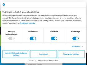 'baltcom.lv' screenshot