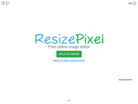 'resizepixel.com' screenshot