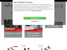 'gokart-profi.de' screenshot