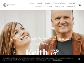 'gettymusic.com' screenshot