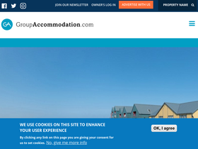 'groupaccommodation.com' screenshot