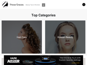 'thosegraces.com' screenshot