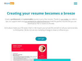 'doyoubuzz.com' screenshot