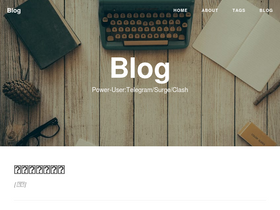 'congcong0806.github.io' screenshot