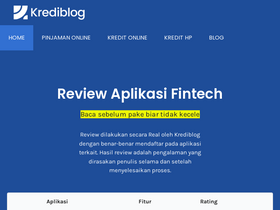 'krediblog.id' screenshot