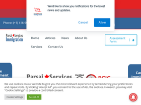 'settler.ca' screenshot