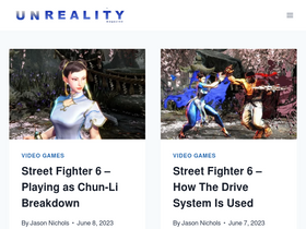 'unrealitymag.com' screenshot