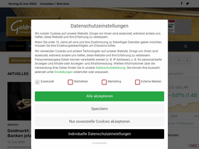 'goldreporter.de' screenshot