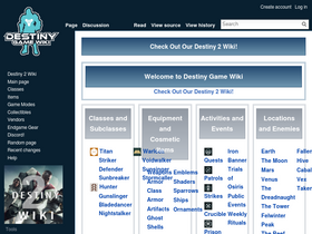 'destinygamewiki.com' screenshot