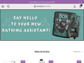 'groomerschoice.com' screenshot