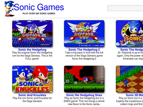 'allsonicgames.net' screenshot