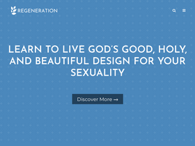 'regenerationministries.org' screenshot