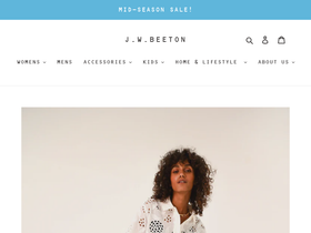 jwbeeton.co.uk homepage screenshot