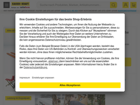 'kaiserkraft.de' screenshot