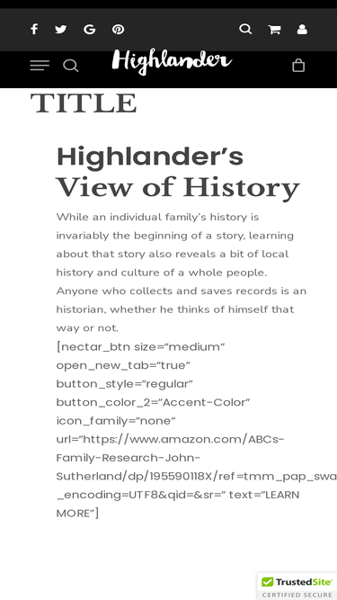 highlanderjuan.com