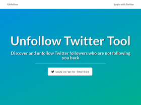 'iunfollow.com' screenshot