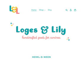 logesandlily.com homepage screenshot