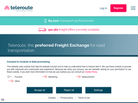 'teleroute.com' screenshot