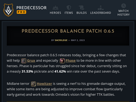 'predecessor.pro' screenshot