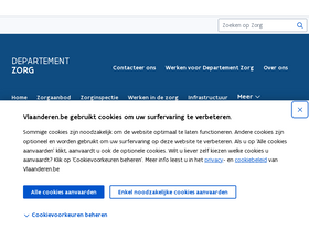 'zorg-en-gezondheid.be' screenshot
