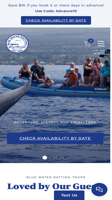 bluewaterrafting.com