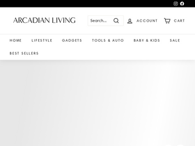 arcadianliving.com.au homepage screenshot