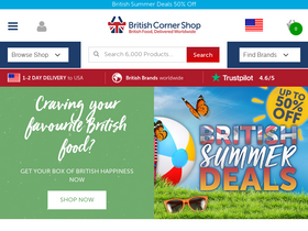 'britishcornershop.co.uk' screenshot