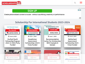'scholarships365.info' screenshot