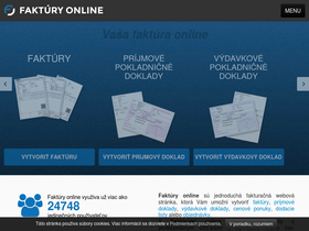 'faktury-online.com' screenshot