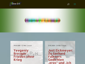 'planetlyrik.de' screenshot